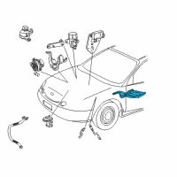 OEM 2006 Ford Taurus Vapor Canister Diagram - 6F1Z-9D653-BA