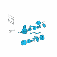 OEM 2007 Kia Spectra REMAN Starter Diagram - 3610023170RU