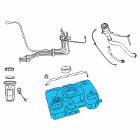 OEM 2017 Dodge Viper Fuel Tank Diagram - 5181528AD