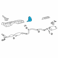 OEM 2022 Lexus ES300h INSULATOR, Ctr Floor Diagram - 58223-33041