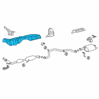 OEM 2020 Lexus ES300h INSULATOR, FR Floor Diagram - 58152-33090