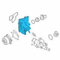 OEM 2019 Nissan Rogue Sport Thermostat Housing Diagram - 11061-4EF0A