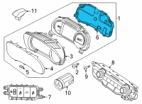 OEM Kia Niro EV Case-Rear Diagram - 94365Q4000