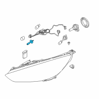 OEM 2016 Ford Focus Fog Lamp Bulb Diagram - BM5Z-13N021-A