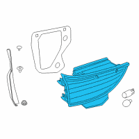 OEM 2014 BMW 535i GT Rear Light In Trunk Lid, Left Diagram - 63-21-7-306-167