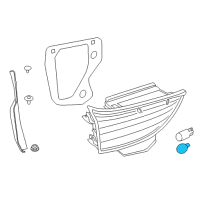 OEM 2015 BMW 535i GT xDrive Bulb Diagram - 63-11-7-359-245