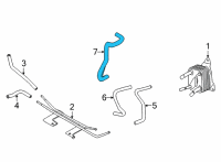 OEM 2021 Nissan Sentra Hose-Water Diagram - 14055-6LA0C