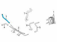 OEM Nissan Hose-Oil Cooler Diagram - 21633-6LA0C