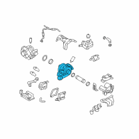 OEM 2010 Ford F-350 Super Duty Turbocharger Diagram - 8C3Z-6K682-BARM