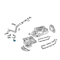 OEM Lexus RX330 Support, Breather Tube, NO.2 Diagram - 77273-0E010
