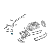 OEM 2013 Toyota Highlander Stabilizer Bar Mount Bracket Diagram - 77273-0E010