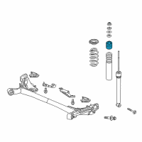 OEM 2015 Honda Fit Mounting, RR. Shock Absorber Diagram - 52670-TAR-A01