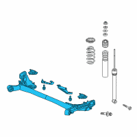 OEM 2015 Honda Fit Beam Assembly, Rear Axle Diagram - 42100-T5R-A32