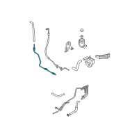 OEM Kia Sorento Pipe Assembly-Return Diagram - 575403E000