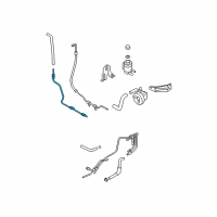 OEM Kia Pipe Assembly-Return Diagram - 575403E000