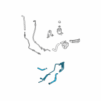 OEM Kia Pipe Assembly-Power Steering Diagram - 575203E000