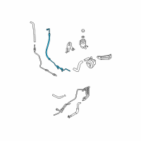 OEM 2005 Kia Sorento Hose Complete-Pressure Diagram - 575003E000