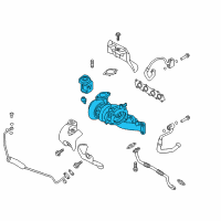 OEM Hyundai Santa Fe Sport TURBOCHARGER Diagram - 28231-2GTA1