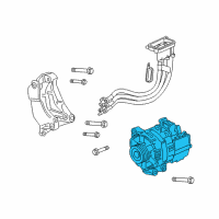 OEM Saturn Aura Generator Assembly-(W/ Starter) Diagram - 24242950