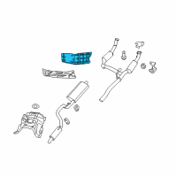 OEM Jeep Shield-Fuel Tank Heat Diagram - 55113152AD