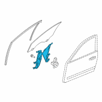 OEM 2014 Infiniti Q50 Door Window Regulator Assembly, Right Diagram - 80720-4GA0C