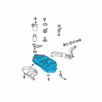 OEM Scion Fuel Tank Diagram - 77001-52170