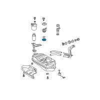 OEM Lexus RX400h Gasket, Fuel Suction Tube Set Diagram - 77169-33030