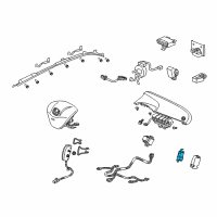 OEM 2012 Honda Fit OPDS Unit Diagram - 81169-TK6-A21