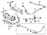 OEM Cadillac Vent Hose Diagram - 84776125