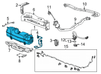 OEM 2022 Chevrolet Tahoe Reservoir Diagram - 86772598