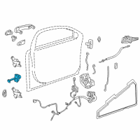 OEM 2017 Buick Verano Door Check Diagram - 13363546