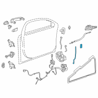 OEM 2017 Buick Verano Lock Rod Diagram - 13299669