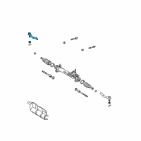 OEM Toyota Camry Outer Tie Rod Diagram - 45460-09010