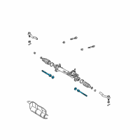 OEM 2002 Lexus ES300 End Sub-Assembly,Steering Diagram - 45503-09230