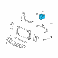 OEM 2004 Cadillac Seville Reservoir Tank Diagram - 25635588