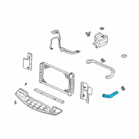 OEM 2001 Cadillac DeVille Lower Hose Diagram - 25668020