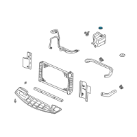 OEM 2004 Cadillac Seville Cap Asm-Radiator Surge Tank Diagram - 25730223