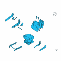 OEM Infiniti QX4 Cushion Assy-Front Seat Diagram - 87300-1W305