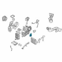 OEM Hyundai Entourage Temperature Actuator Diagram - 97941-4D000