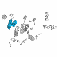 OEM Hyundai Entourage Case-LH Diagram - 97957-4D000