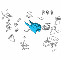 OEM Toyota Center Console Diagram - 58910-06170-C0