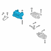 OEM 2021 Ford Escape BRACKET - ENGINE FRONT SUPPORT Diagram - LX6Z-6038-A