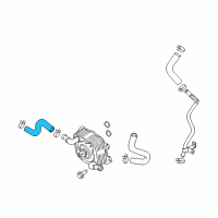 OEM Nissan NV2500 Hose Water Diagram - 21306-1LA0B