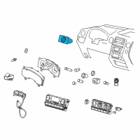 OEM 2008 Lincoln Mark LT Headlamp Switch Diagram - 7L3Z-11654-CA