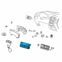 OEM Lincoln Mark LT Dash Control Unit Diagram - 7L3Z-19980-B