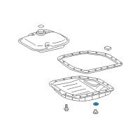 OEM Pontiac Vibe Drain Plug Gasket Diagram - 94842909