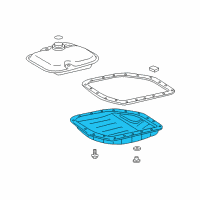 OEM 2003 Pontiac Vibe Pan, Automatic Transmission Fluid Diagram - 88971819