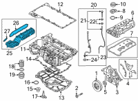 OEM 2020 BMW M8 Intake Manifold System Diagram - 11-61-8-601-612