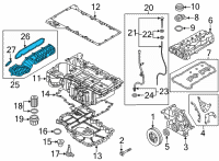 OEM 2022 BMW M850i xDrive Intake Manifold System Diagram - 11-61-8-601-612