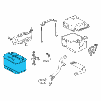 OEM 2020 Honda Pilot Battery (H6/Fla) Diagram - 31500-TZ3-100M